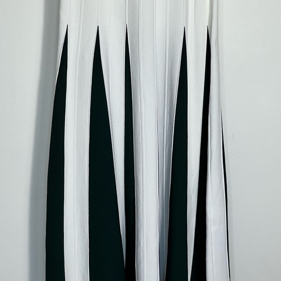 Eva Mendes for New York & Company White and Black Midi Dress - Picture 3 of 10